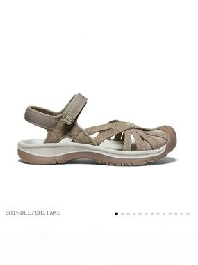 Keen size 9.5 Women's Rose Sandal like new Brindle/ Shitake colour